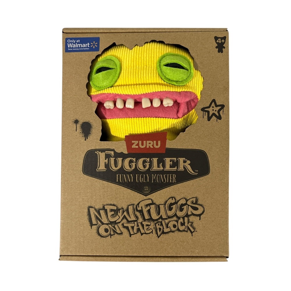 Fuggler Funny Ugly Monster plush New Fuggs on the Block NIB SMILY OREILLY